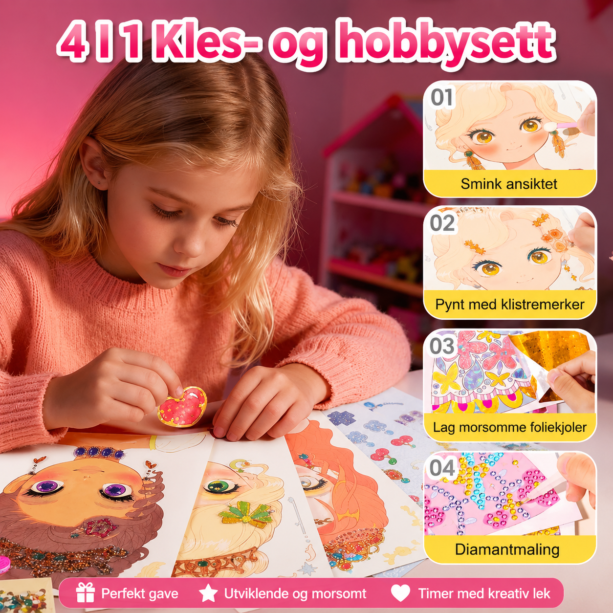Princess glam™ – Kreativt hobbysett