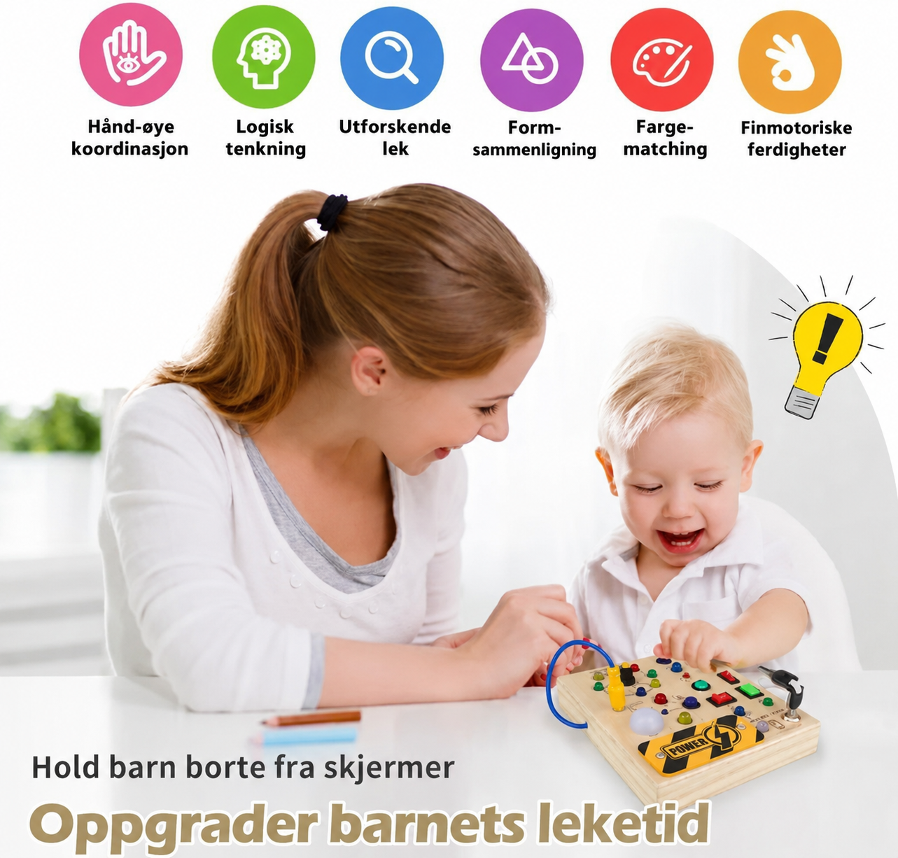 MotorikMoro™ – Aktivitetsbrett for små oppdagere