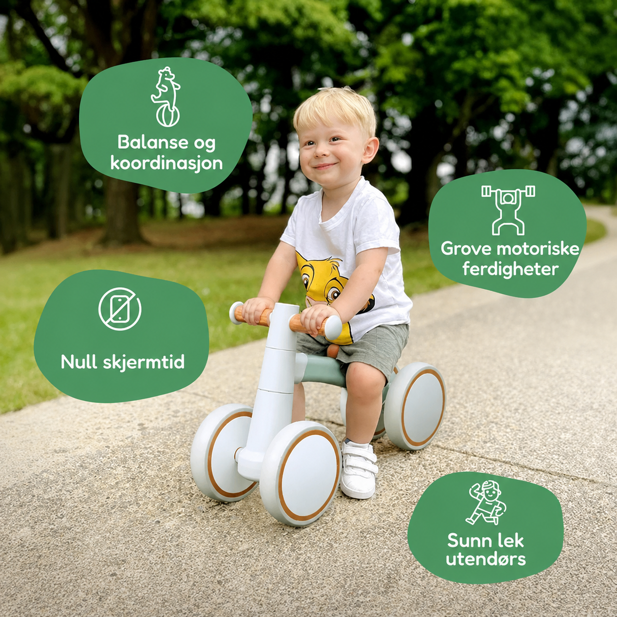 FørsteSykkel™ – Balansesykkel for Små Barn