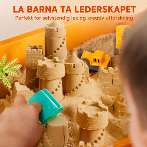 ByggeMoro™ – Sensorisk byggesand for barn