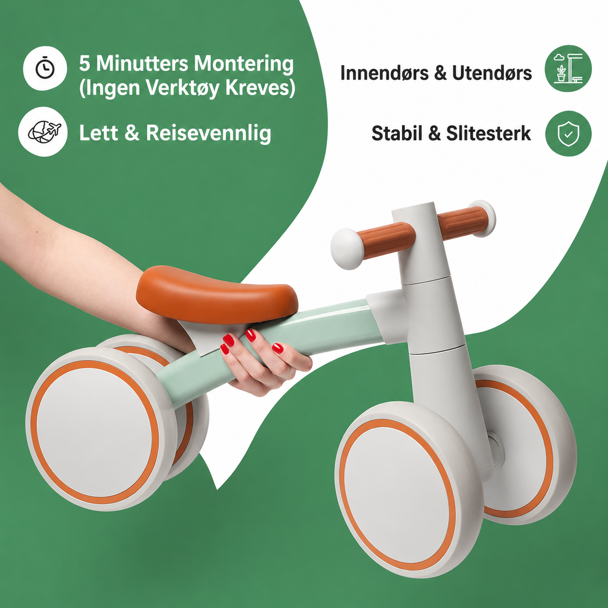 FørsteSykkel™ – Balansesykkel for Små Barn
