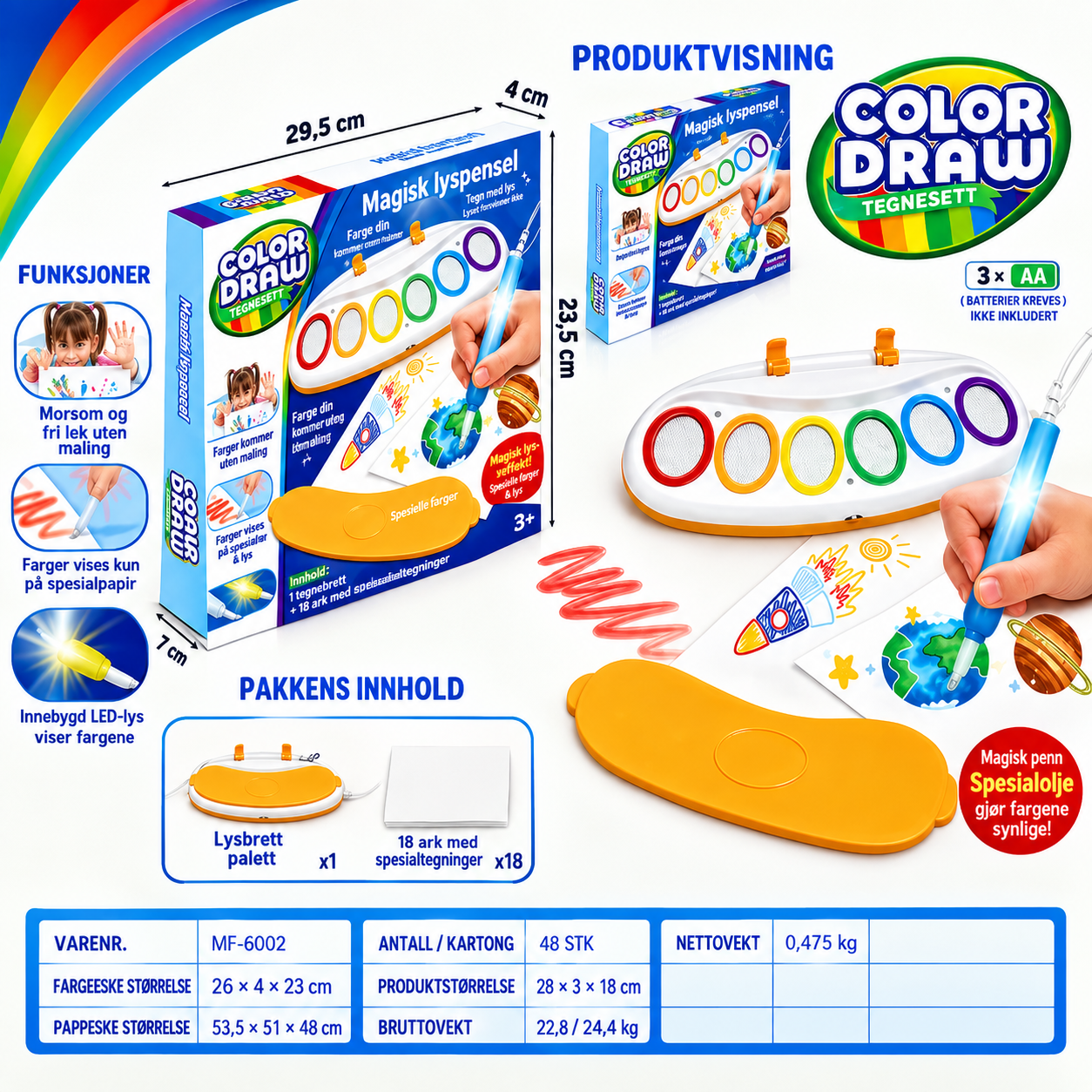 MagicDraw™ – Tegn & Mal Uten Søl