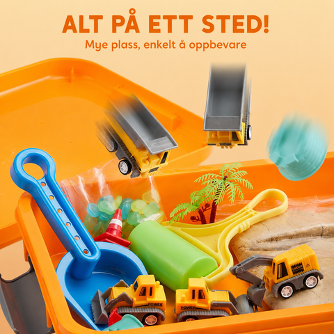 ByggeMoro™ – Sensorisk byggesand for barn