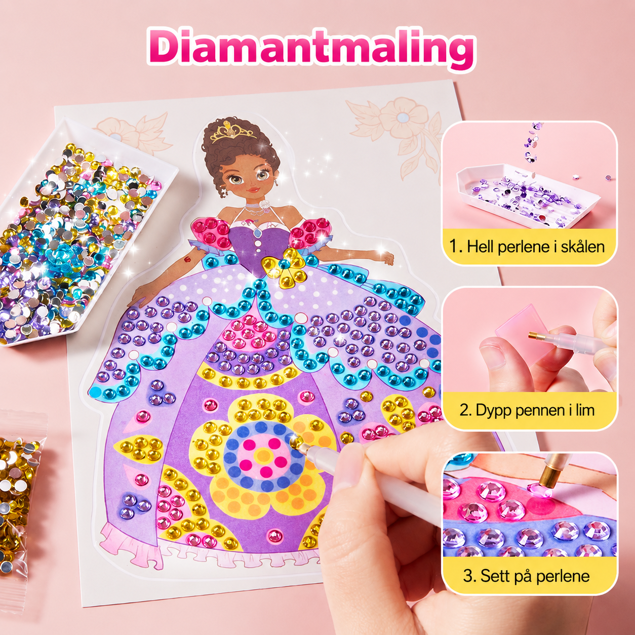Princess glam™ – Kreativt hobbysett