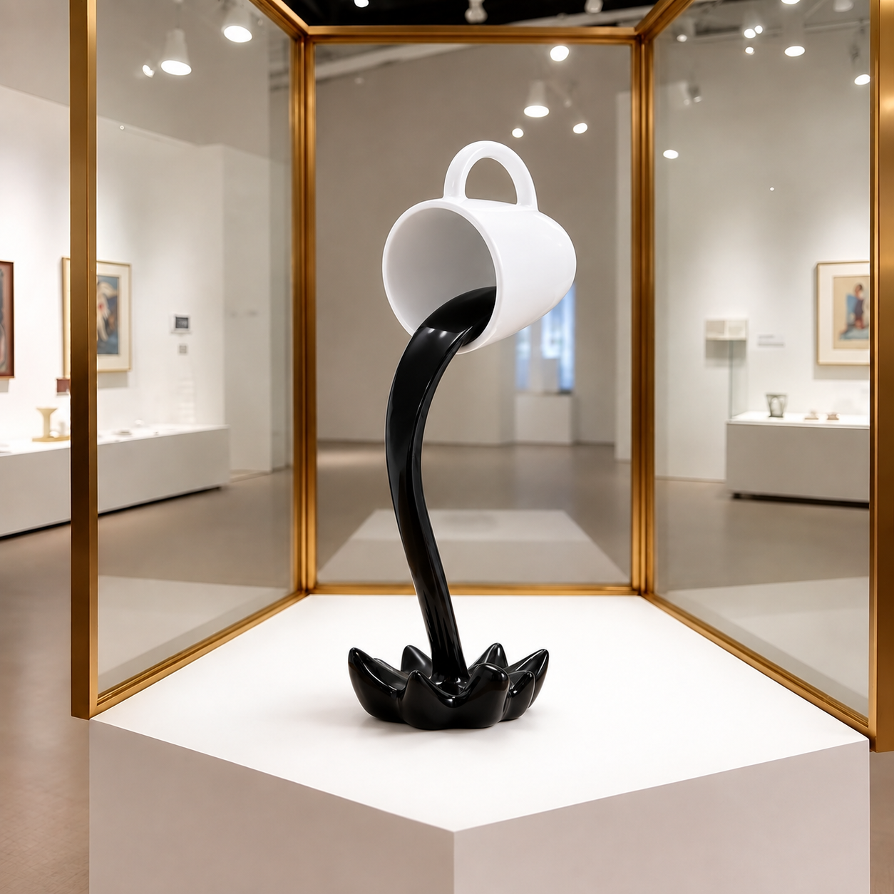 FlowCup™ 3D Bordskulptur