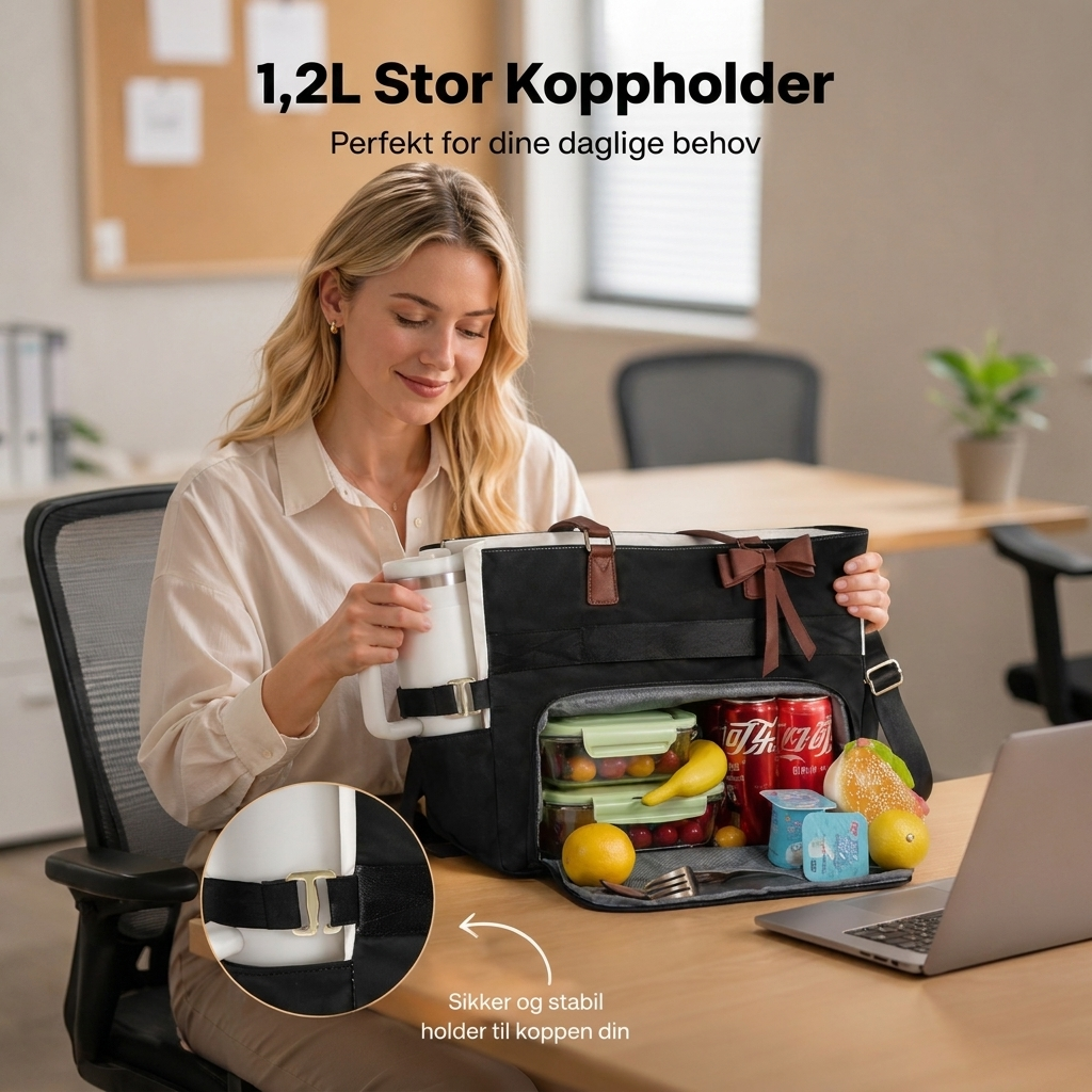 Nest™ Alt-i-ett-veske Med isolert matrom – perfekt til jobb, skole, trening og reise.