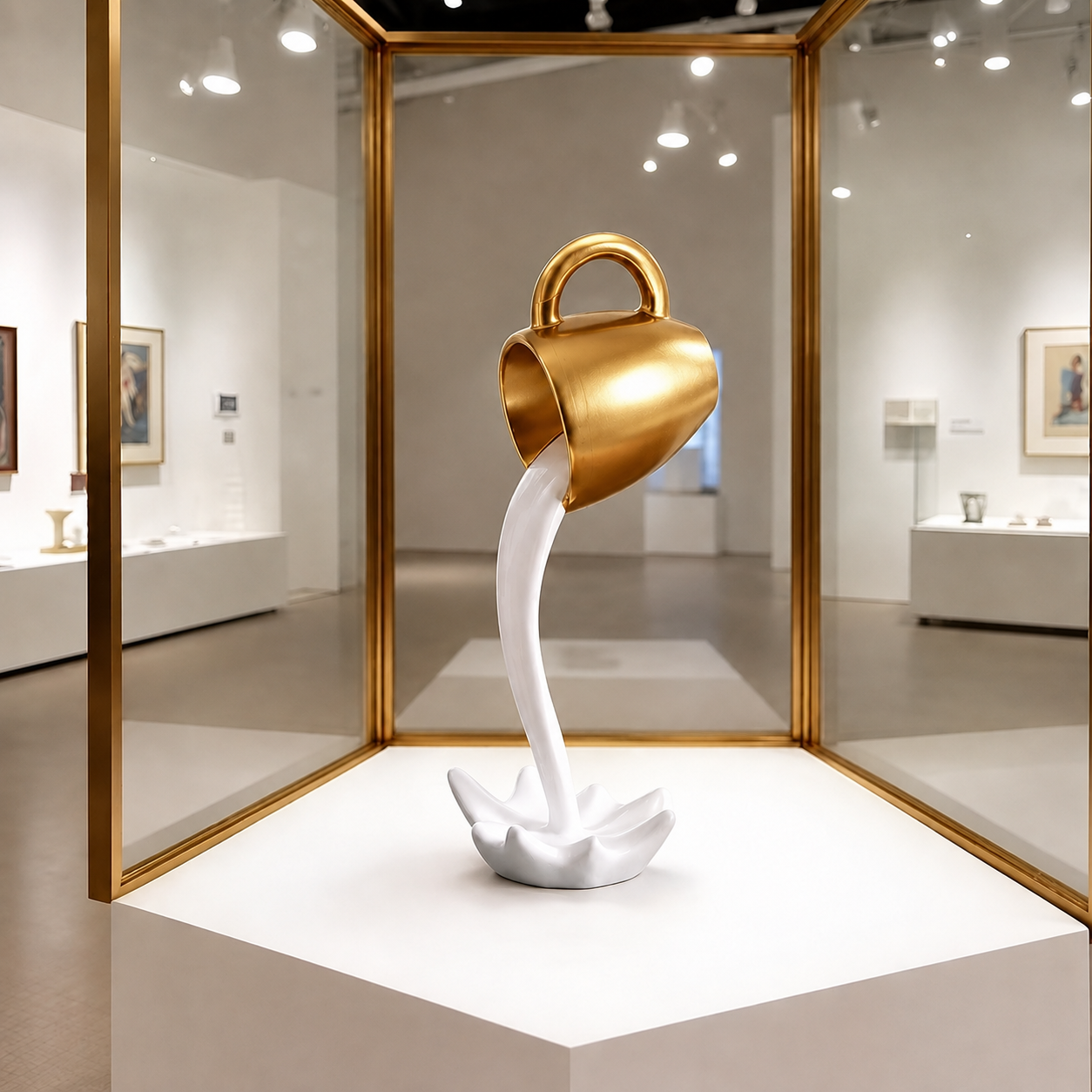 FlowCup™ 3D Bordskulptur