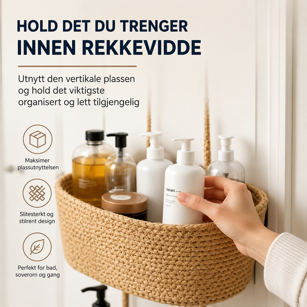Korga™ Hengende Oppbevaringskurv