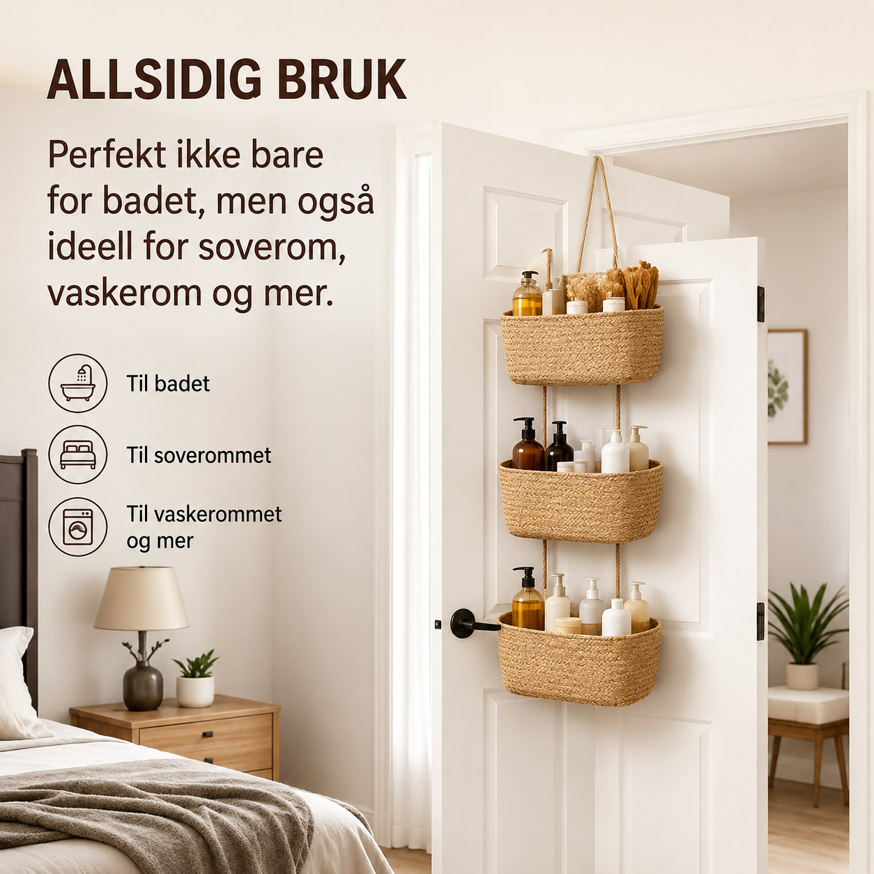 Korga™ Hengende Oppbevaringskurv