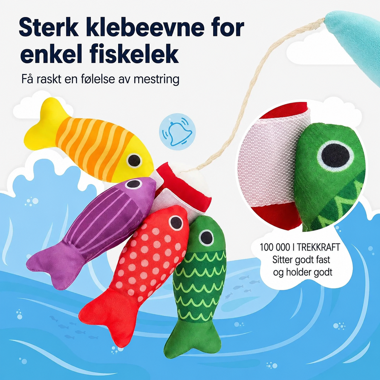 FiskeMoro™ Magnetisk fiskespill for små oppdagere 🐟🎣
