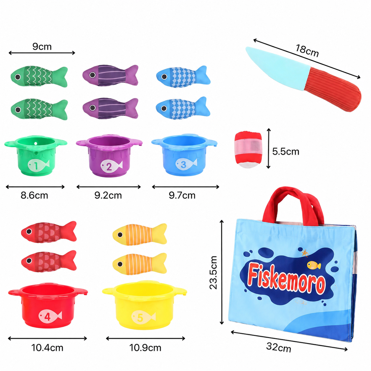 FiskeMoro™ Magnetisk fiskespill for små oppdagere 🐟🎣