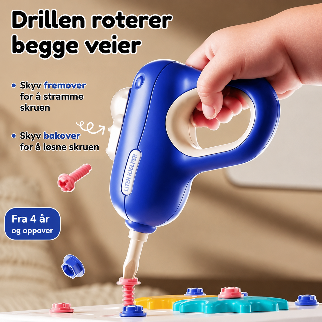 ByggeMoro™ – 92-delers verktøykasse for små byggere