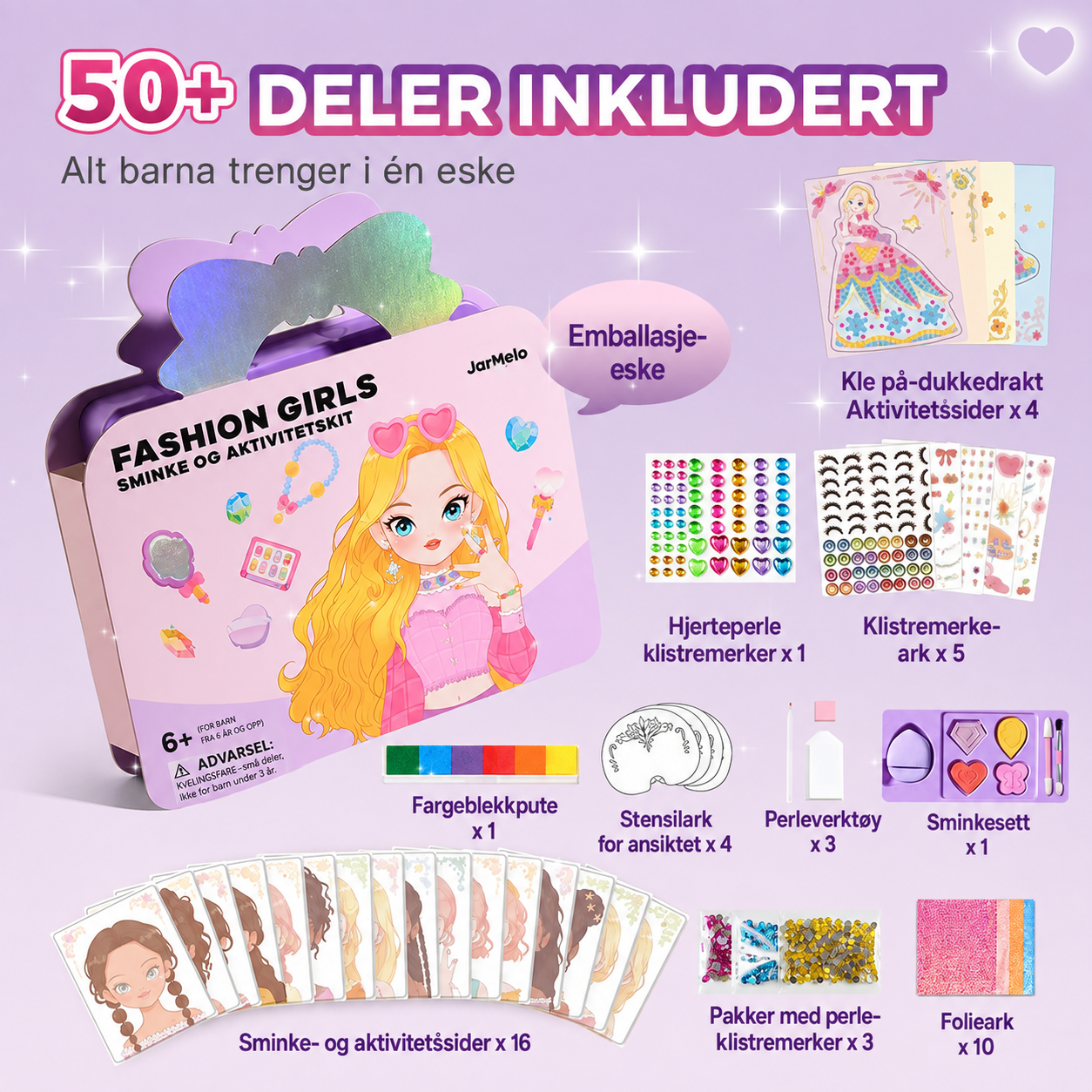 Princess glam™ – Kreativt hobbysett