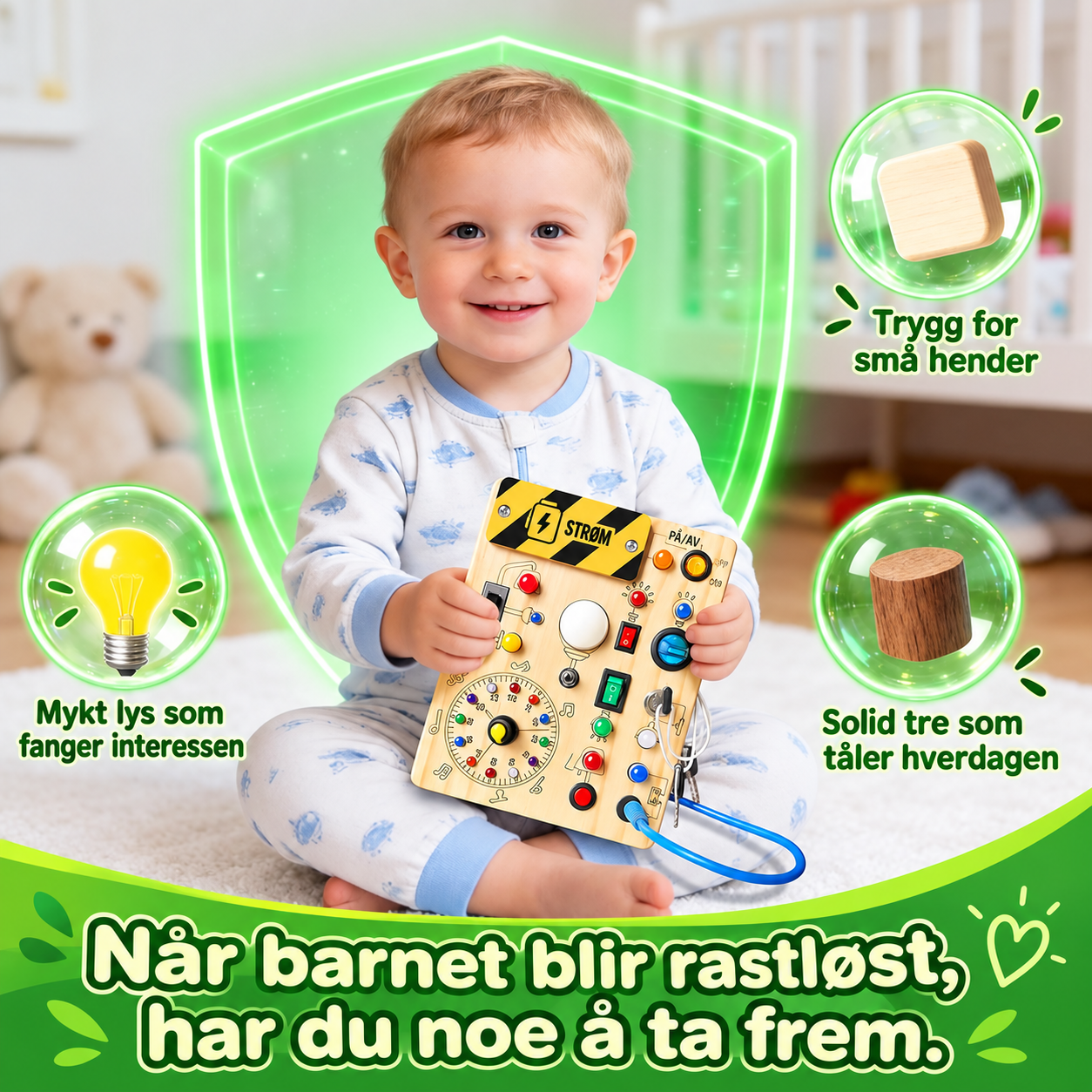 Geni™ – Superaktivitetsbrett  for små oppdagere
